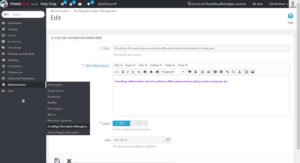 prestashop scroll move on top of the page
