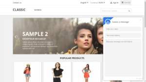 prestashop zoho chat live chat
