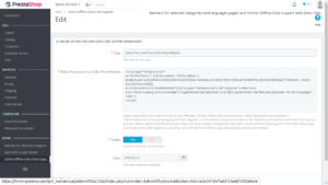prestashop zoho chat live chat