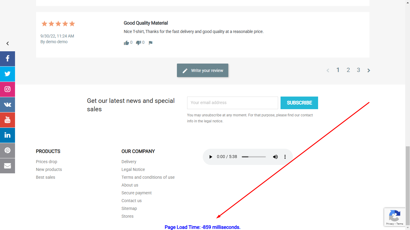 ghfgjgjgjhgjhjjh - PrestaShop How to show page load time in the bottom of the page.
